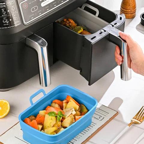 FlexiFry™️ Składana silikonowa blacha do pieczenia i smażenia Air Fryer