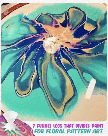 FlowArt+™ Lejek do malowania kwiatów | Stwórz piękny kwiat w kilka sekund!