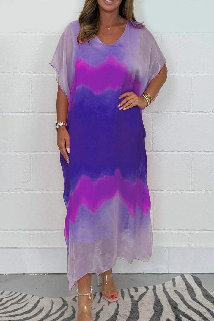 Foca Morganti™ Sukienka Maxi z efektem dip dye
