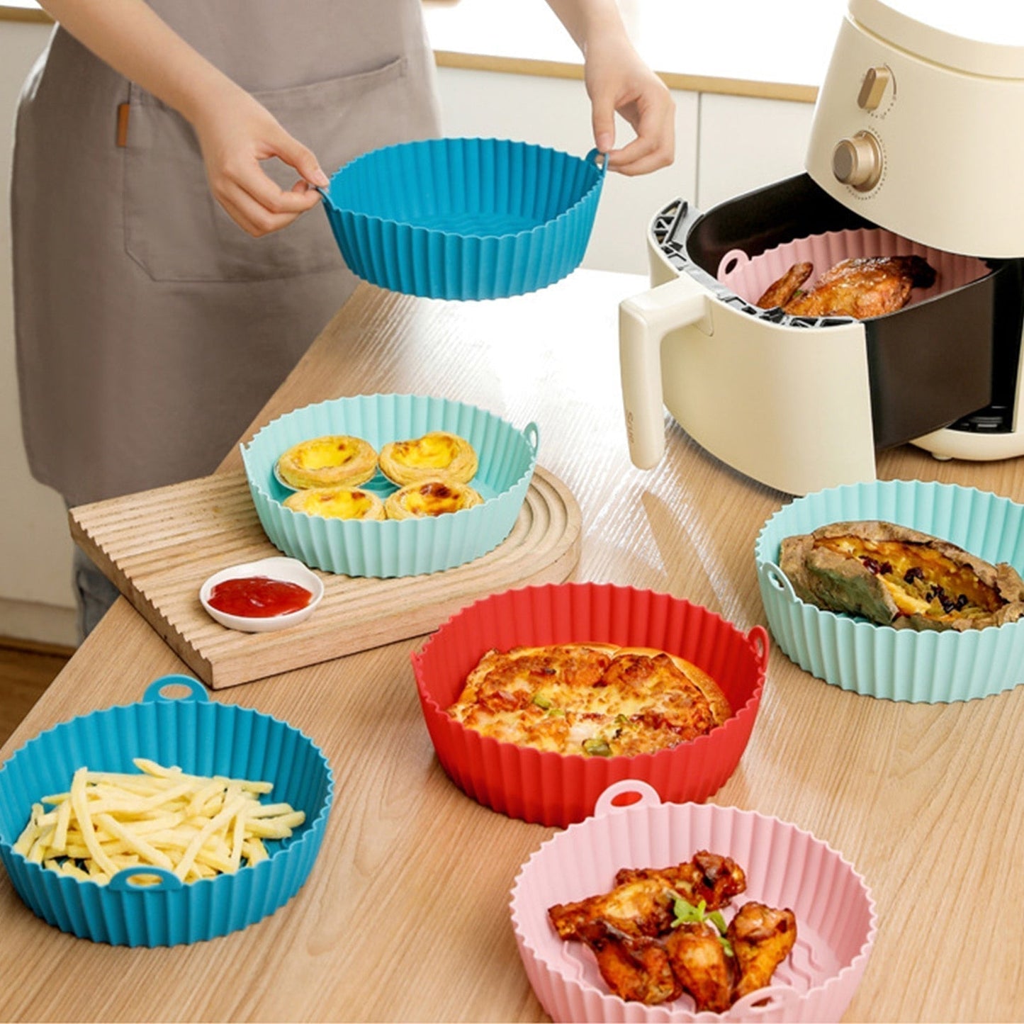 FryProtect™ Patelnia silikonowa Air Fryer