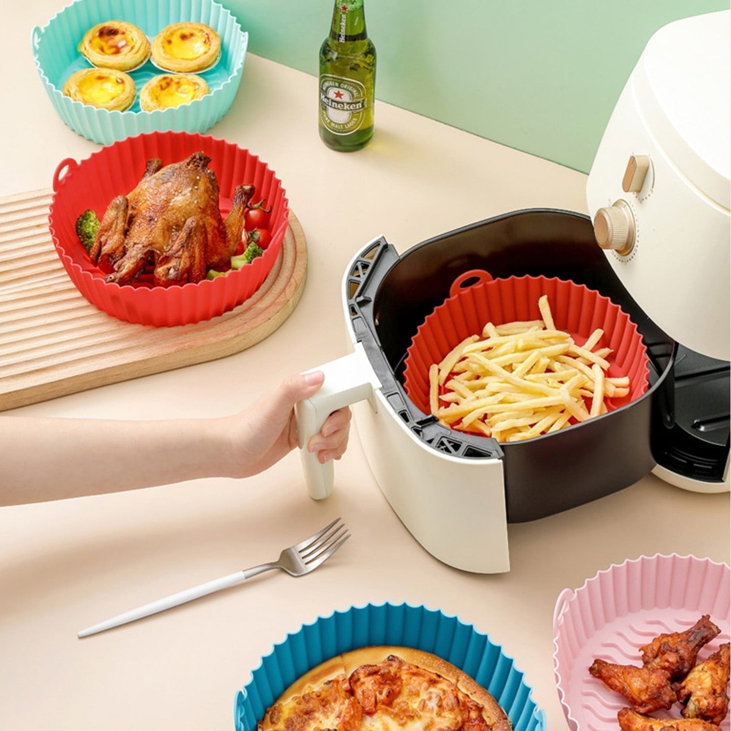FryProtect™ Patelnia silikonowa Air Fryer