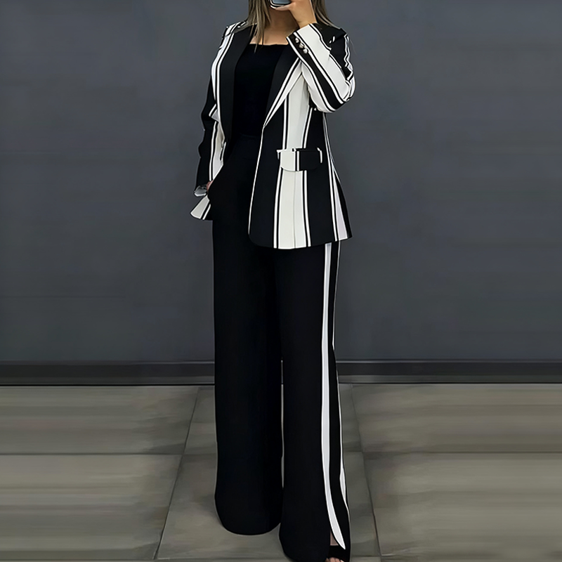 Gioia Ribaudo™ Stylowy dwuczęściowy komplet dla kobiet