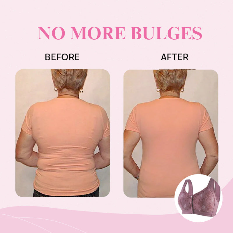 Glamorette Bra™ Biustonosz z guzikami z przodu