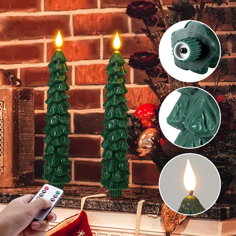 GlowTree™ Świece lodowe LED w kształcie choinki na Boże Narodzenie