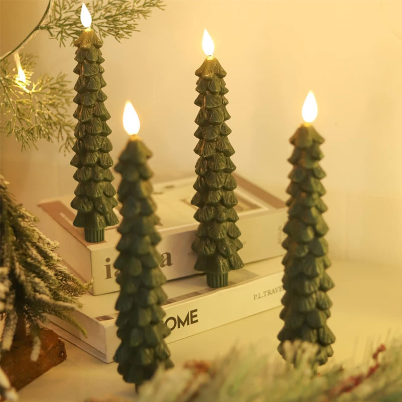 GlowTree™ Świece lodowe LED w kształcie choinki na Boże Narodzenie