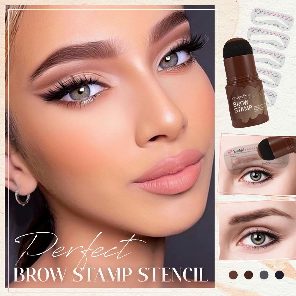 GlowUp™ Zestaw - stempel do brwi + szablony