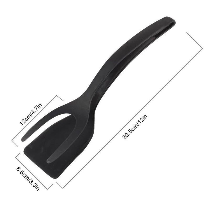 FlipTongs™ - Szpatułko-szczypce 2 w 1 do obracania jedzenia