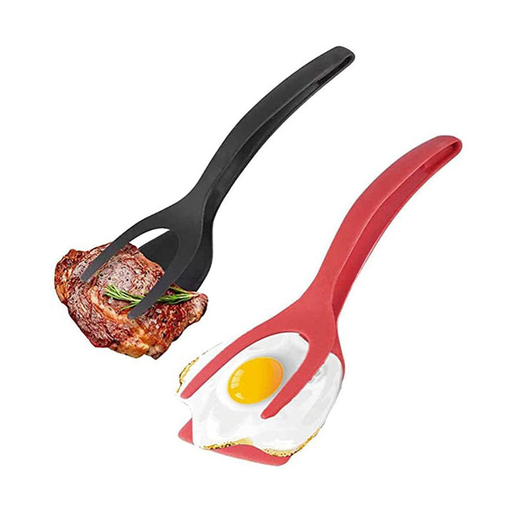 FlipTongs™ - Szpatułko-szczypce 2 w 1 do obracania jedzenia