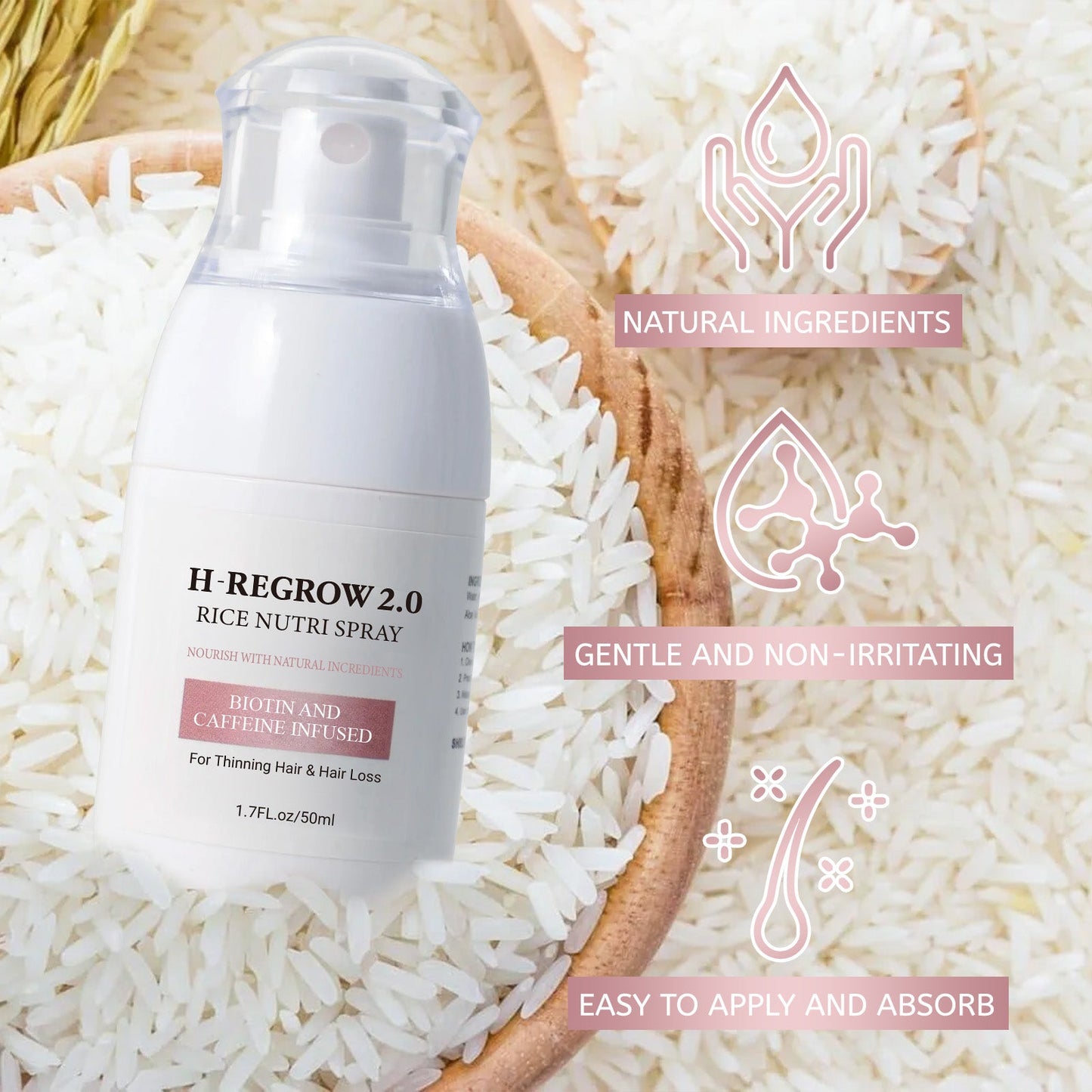 HairElixir™ Nawilżająca wcierka do skóry głowy przeciw wypadaniu włosów