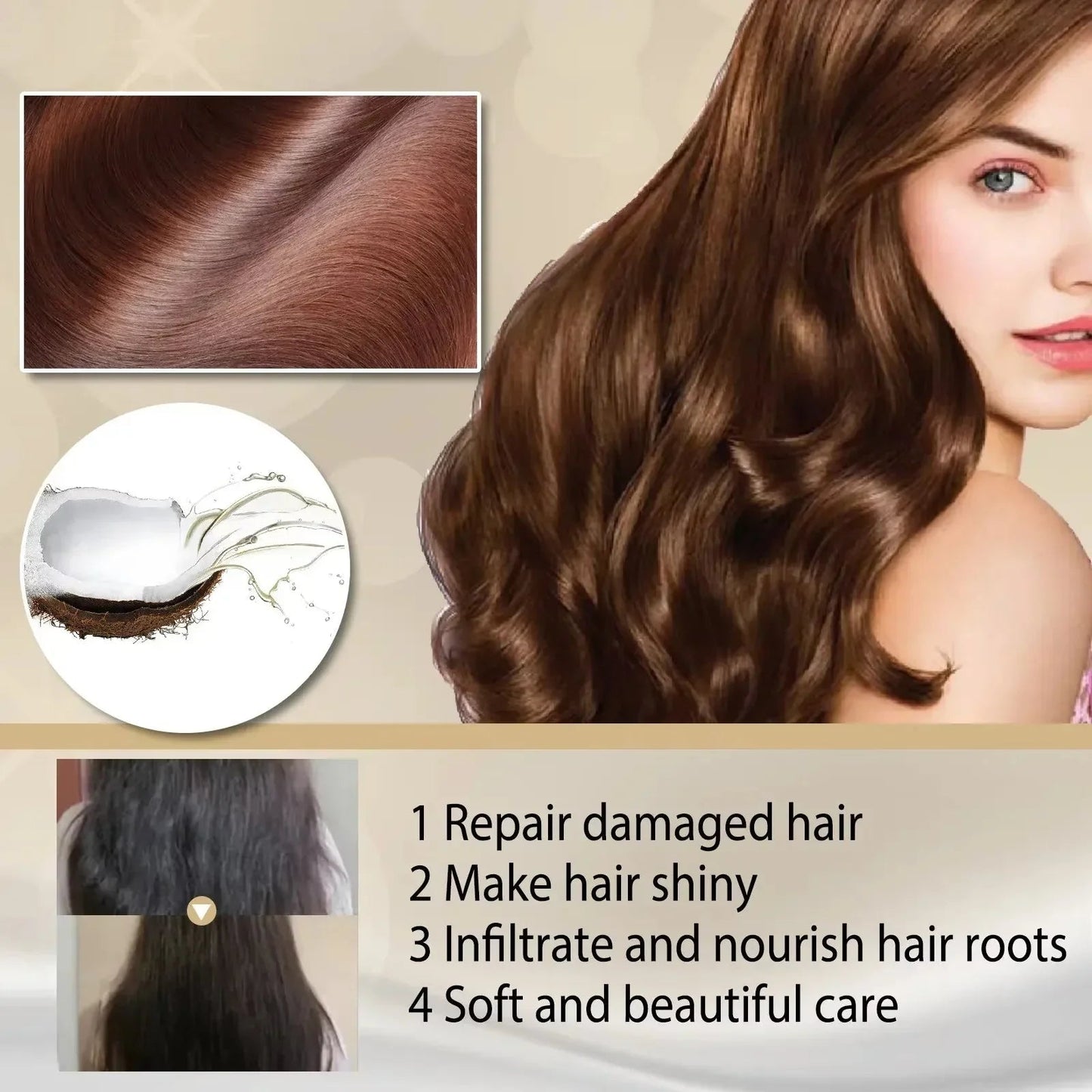 KeratinCure™ Maska odbudowująca włosy