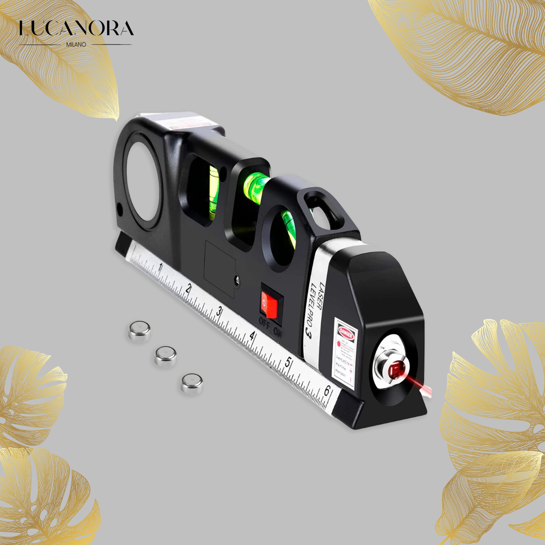 Levita Pro™ – Precyzyjna miarka laserowa z poziomicą