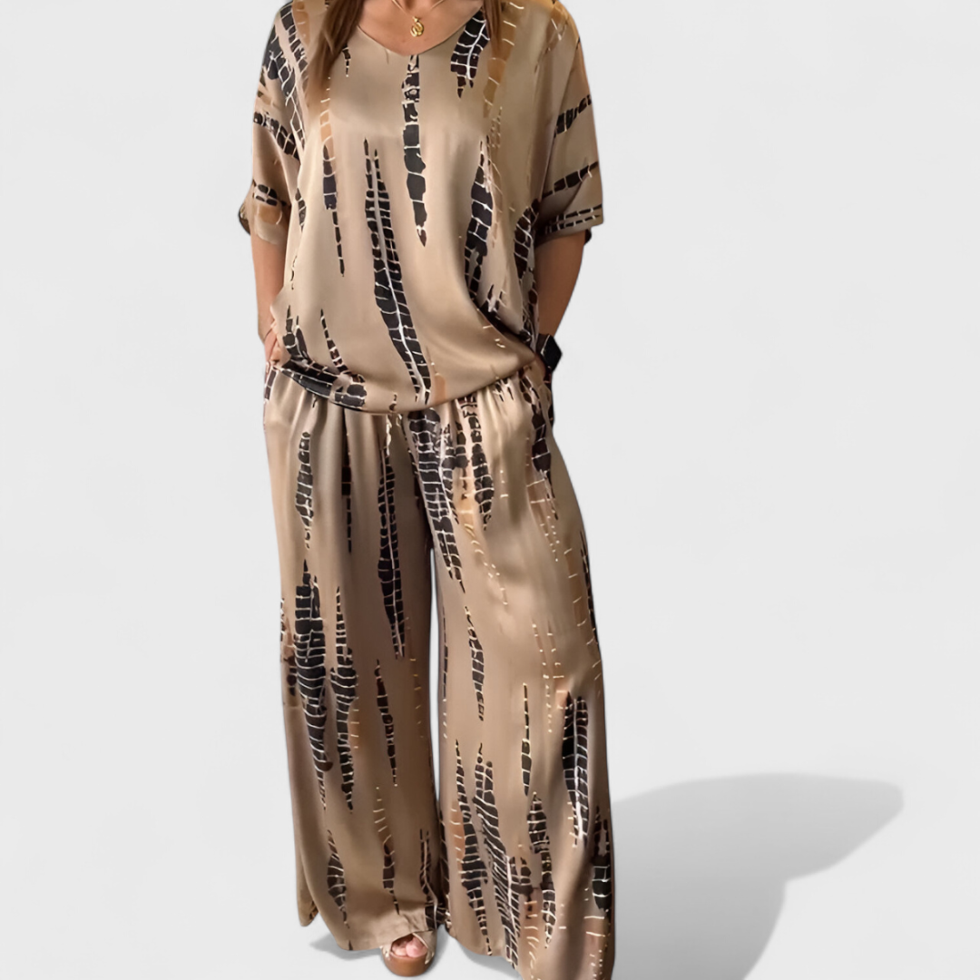 Lucia Paola™ Zestaw satynowy na co dzień