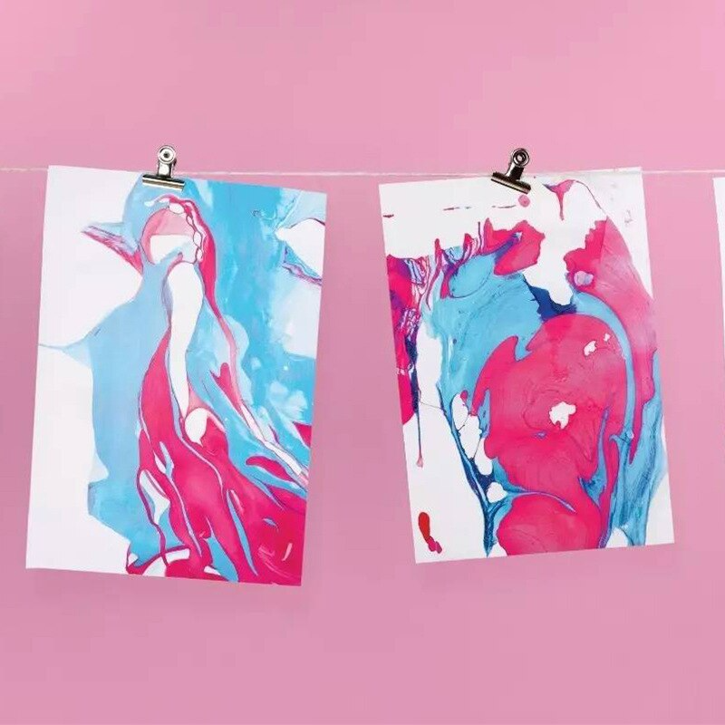 Marbling Paint Kit+™ Zestaw do malowania marmurowych wzorów | Twórz dzieła sztuki w kilka sekund!