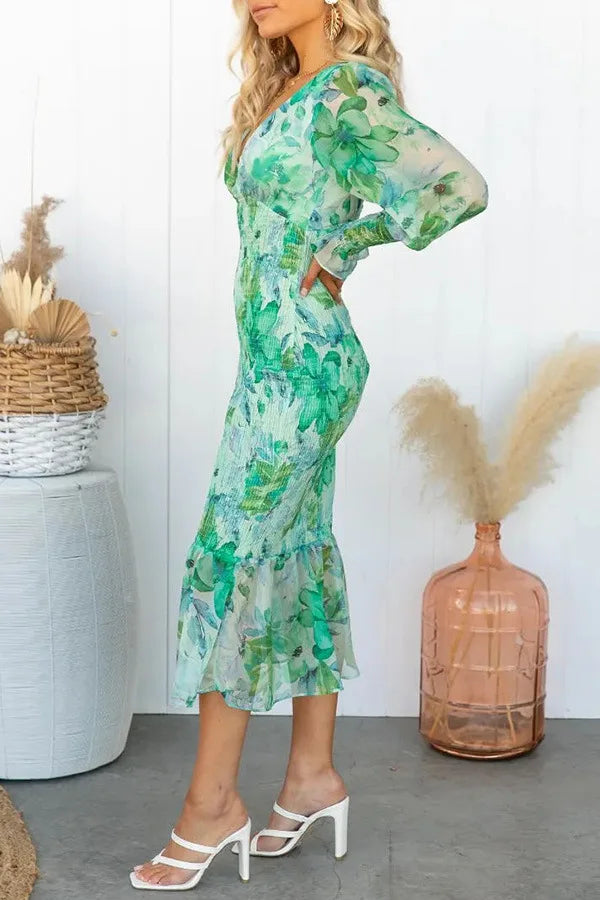 Marita Tardio™ Elegancka sukienka w kwiaty