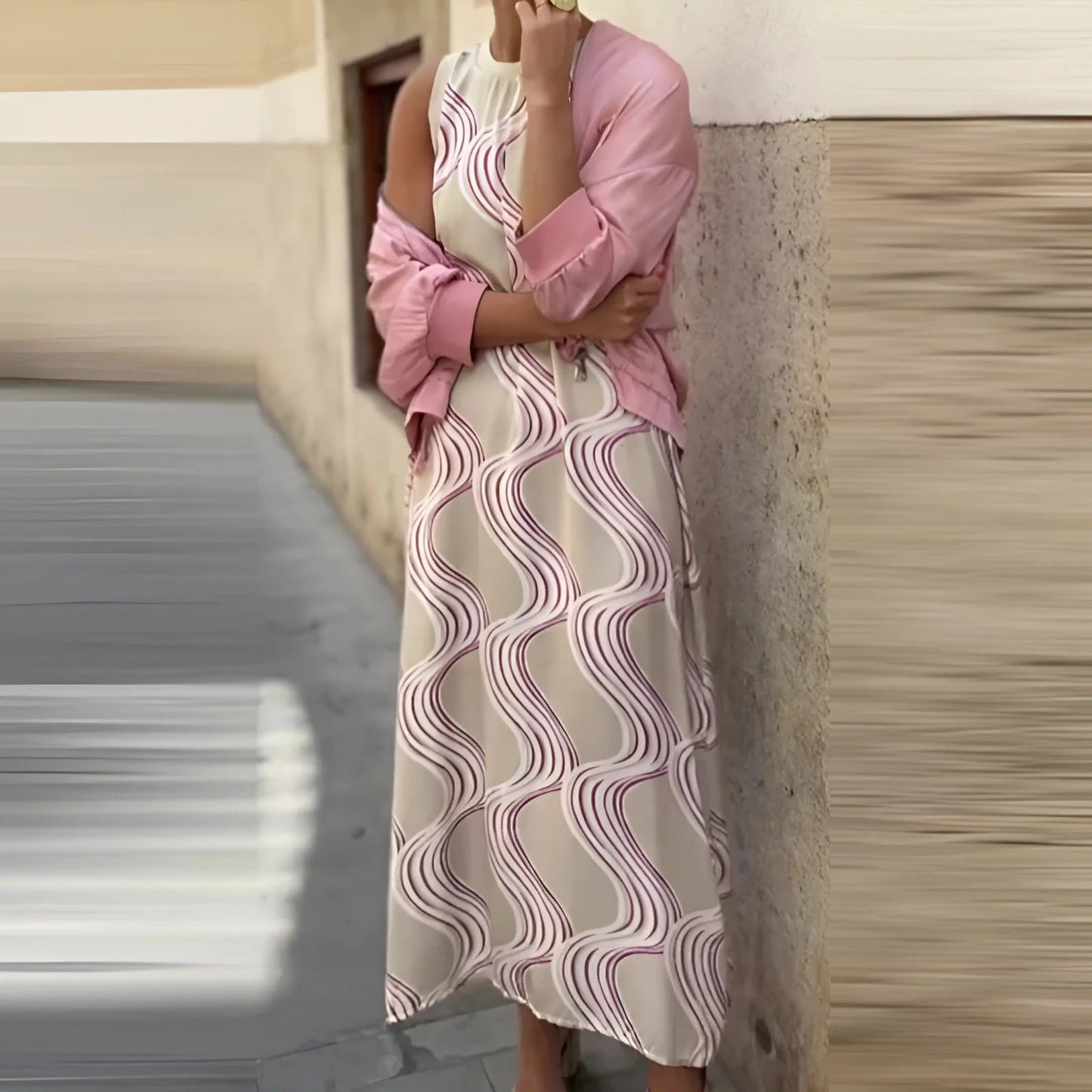 Maruta Fabrizi™ Damska sukienka maxi bez rękawów z dekoltem halter
