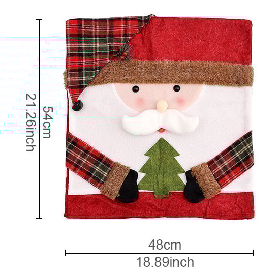 MerryCover™ Stylowe pokrowce na oparcia krzeseł w stylu świątecznym