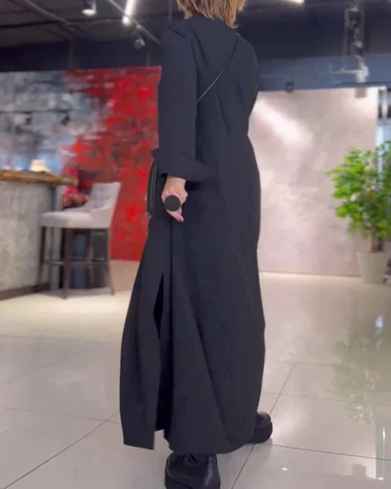 Mirta Saccoccio™ Elegancka długa sukienka