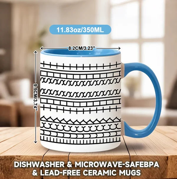 Muggle™ Ceramiczny kubek na kawe z ukrytą wiadomością