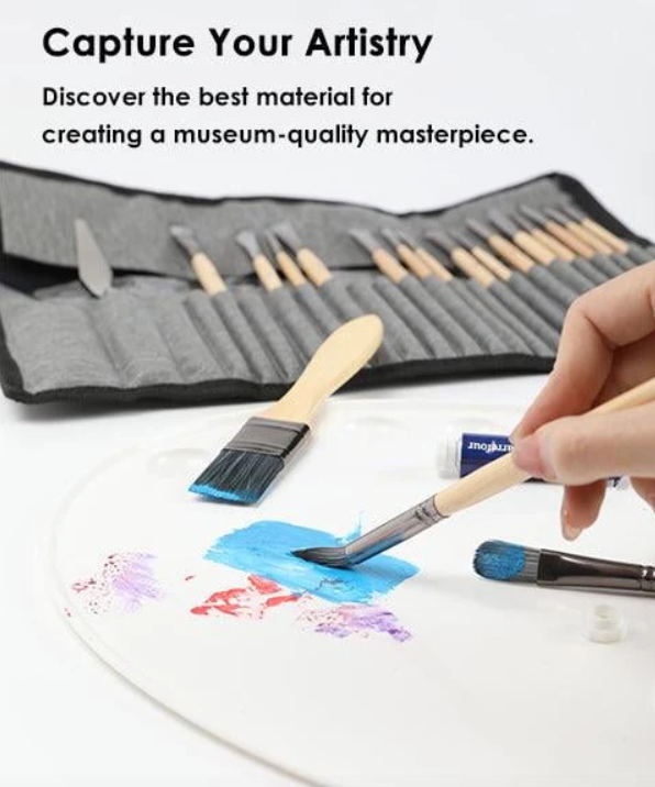 NaturBrush™ Zestaw 24 pędzli