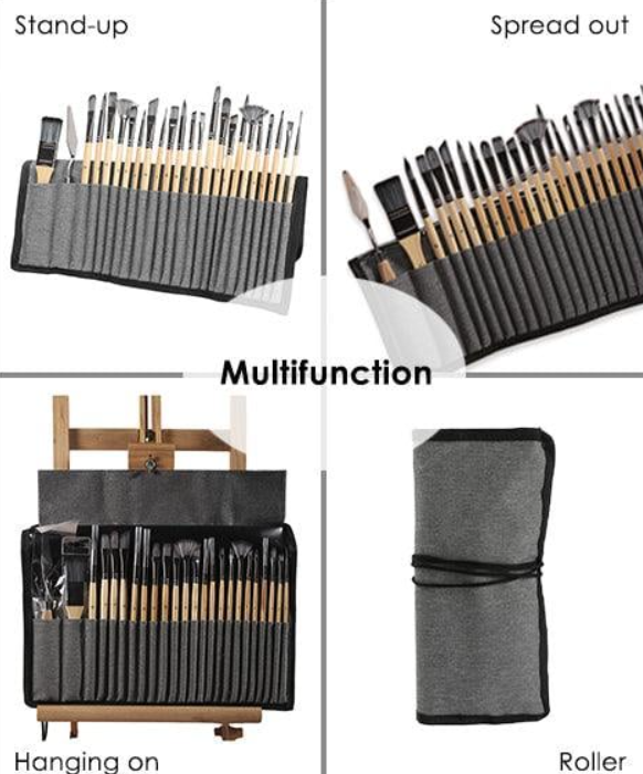 NaturBrush™ Zestaw 24 pędzli