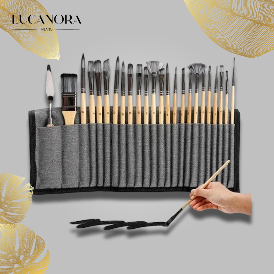 NaturBrush™ Zestaw 24 pędzli