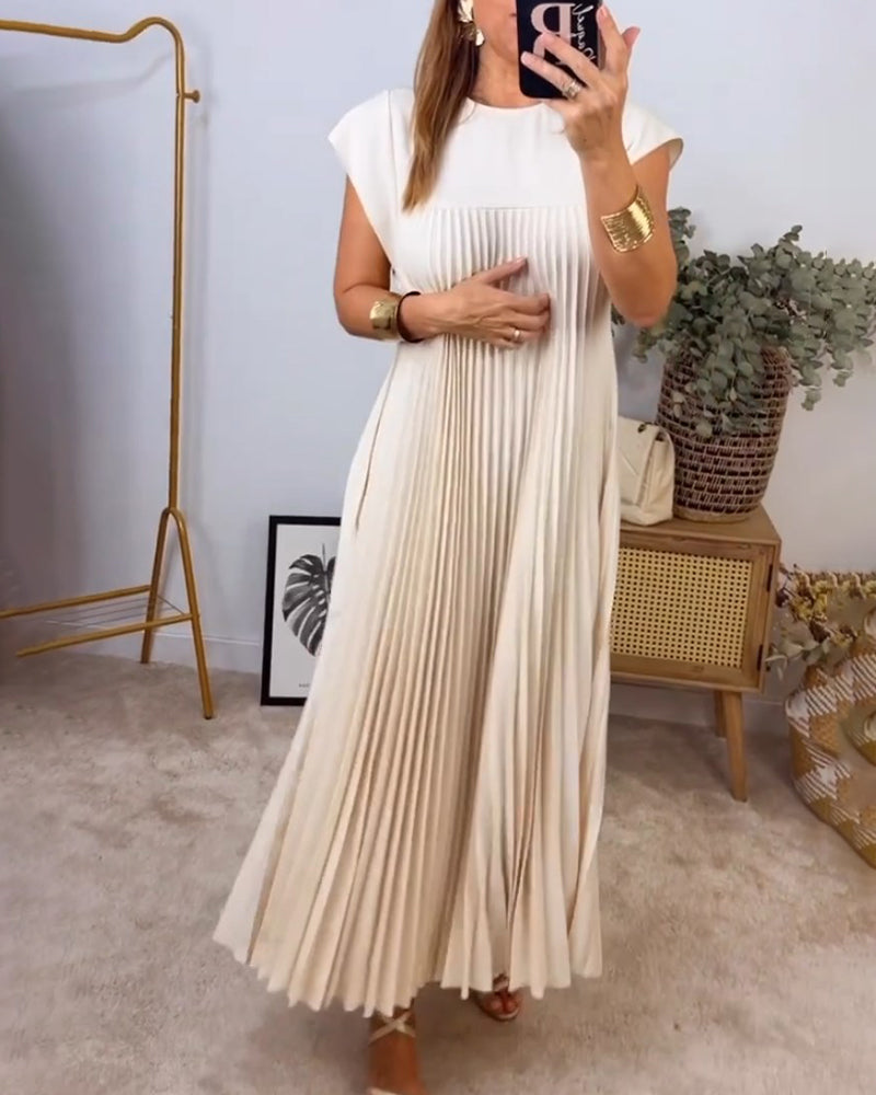 Nina Dembélé™ Plisowana sukienka bez rękawów