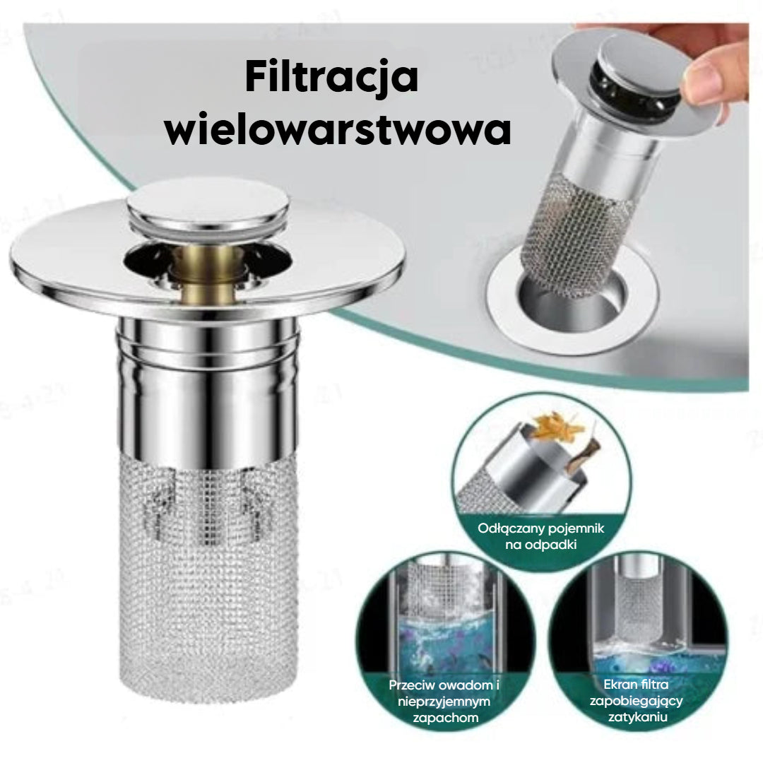 Filterplug™ Filtr antyzatorowy do umywalki