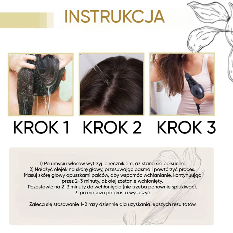 EELHOE Veghair+™ Wegański naturalny olejek na porost włosów | Gęste włosy są w zasięgu ręki!