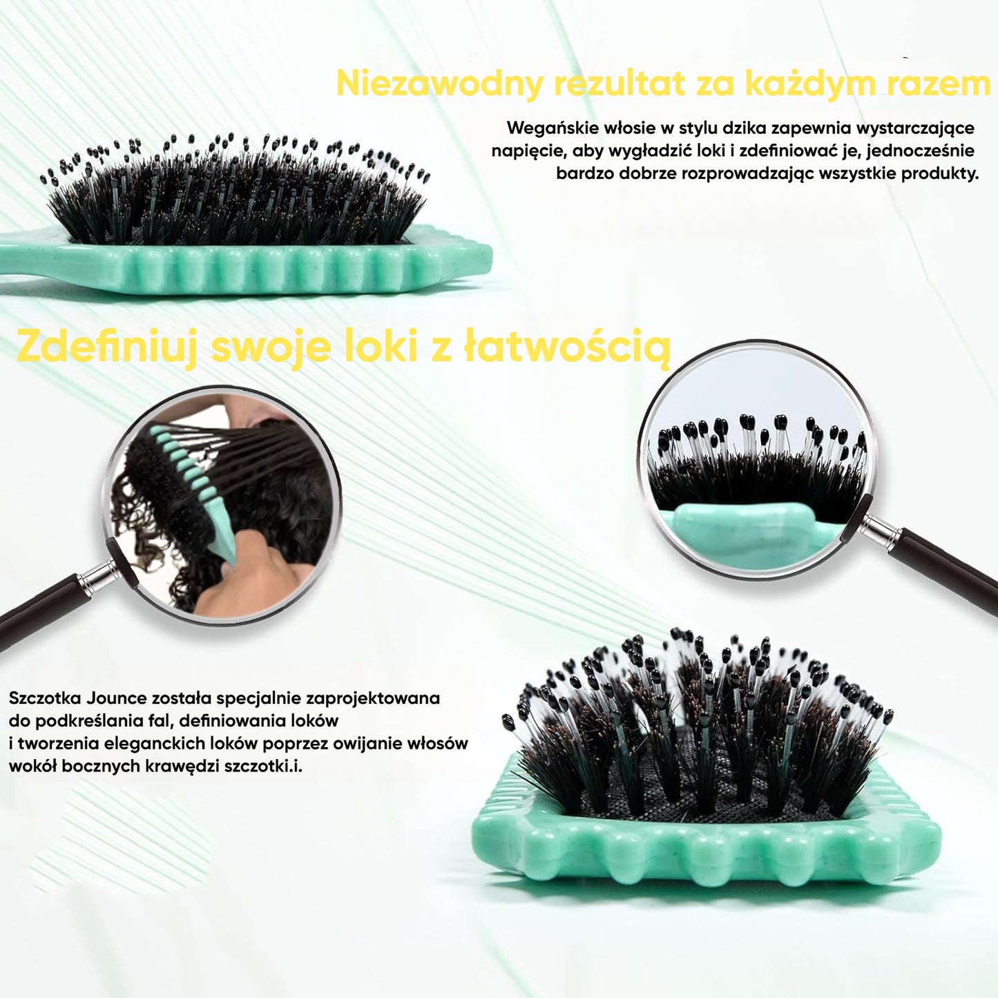 Jounce™ – Rewolucyjna szczotka do stylizacji loków