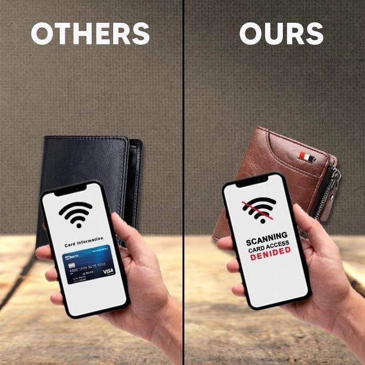 RFID-Blocking Wallet™ Luksusowy i ponadczasowy design