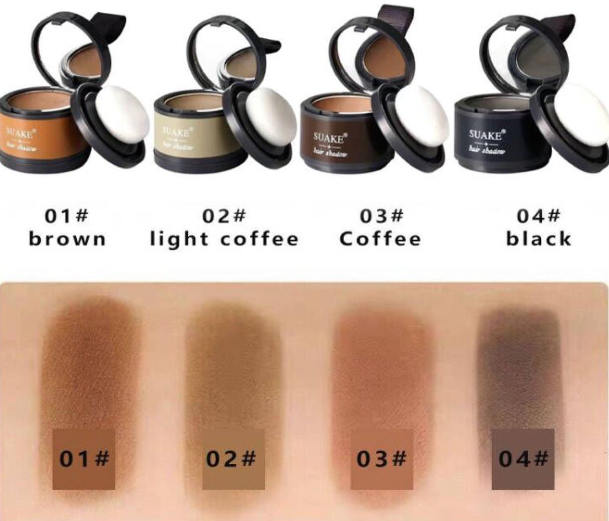 SUAKE™ Puder unisex do wypełnienia linii włosów