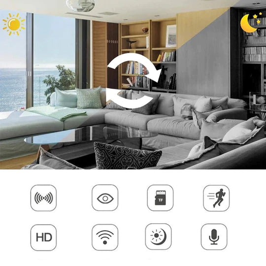 SecurCam Mini 2.0™ Bezprzewodowa kamera bezpieczeństwa WIFI 1080P Full HD