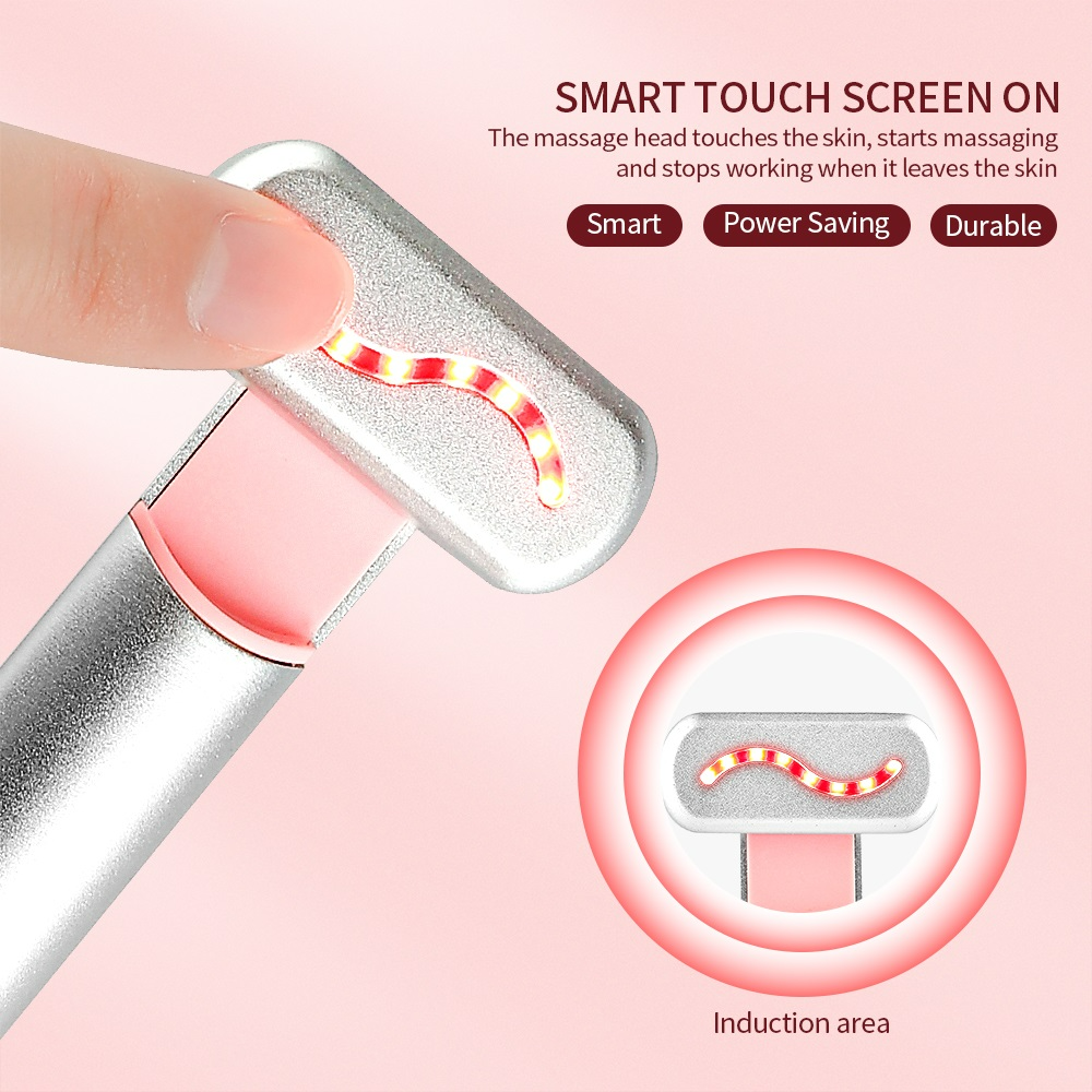 SkinWave Pro+™️ Narzędzie do pielęgnacji skóry EMS do terapii światłem czerwonym