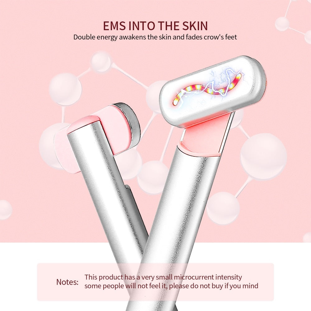 SkinWave Pro+™️ Narzędzie do pielęgnacji skóry EMS do terapii światłem czerwonym