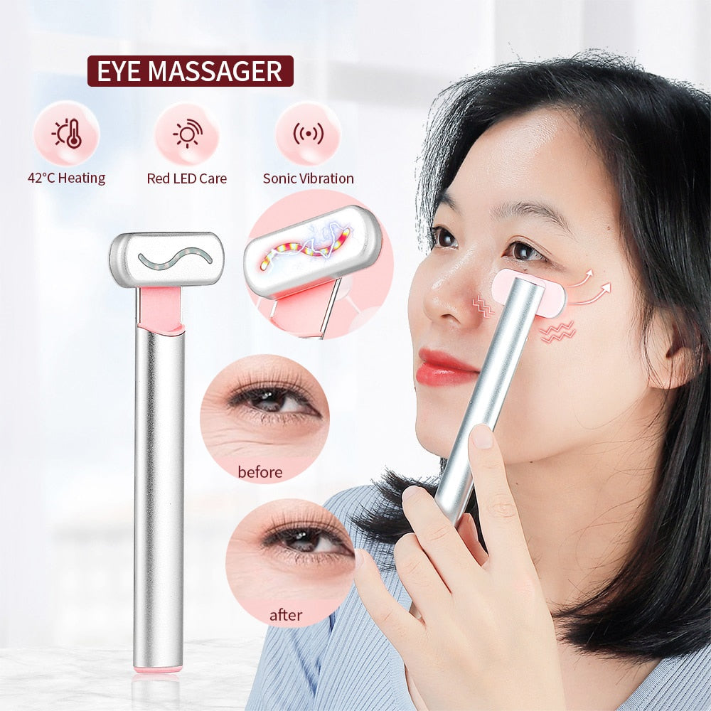 SkinWave Pro+™️ Narzędzie do pielęgnacji skóry EMS do terapii światłem czerwonym