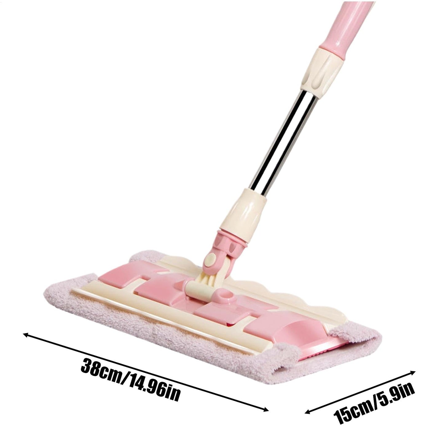 SmartWipe™ Mop płaski z wielorazowymi nakładkami (do prania)