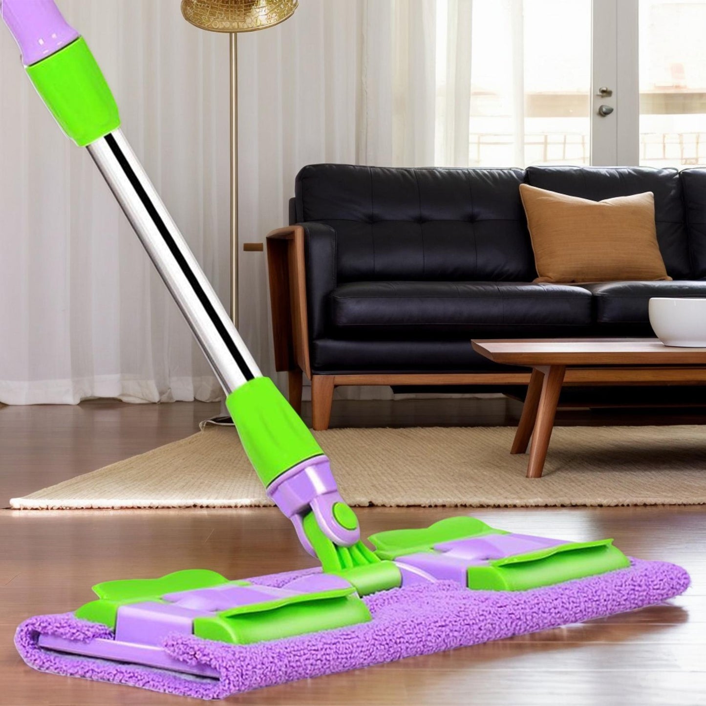 SmartWipe™ Mop płaski z wielorazowymi nakładkami (do prania)