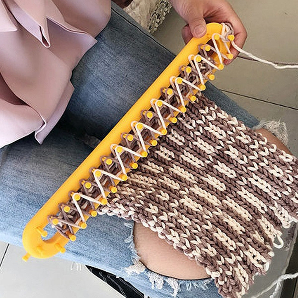 SnugWool™ DIY Prostokątne krosno dziewiarskie do robótek z włóczki