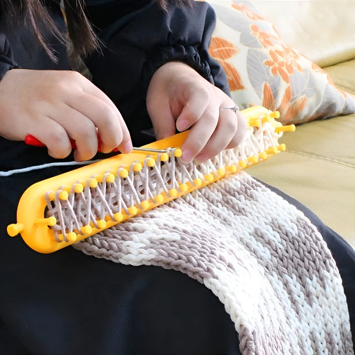 SnugWool™ DIY Prostokątne krosno dziewiarskie do robótek z włóczki