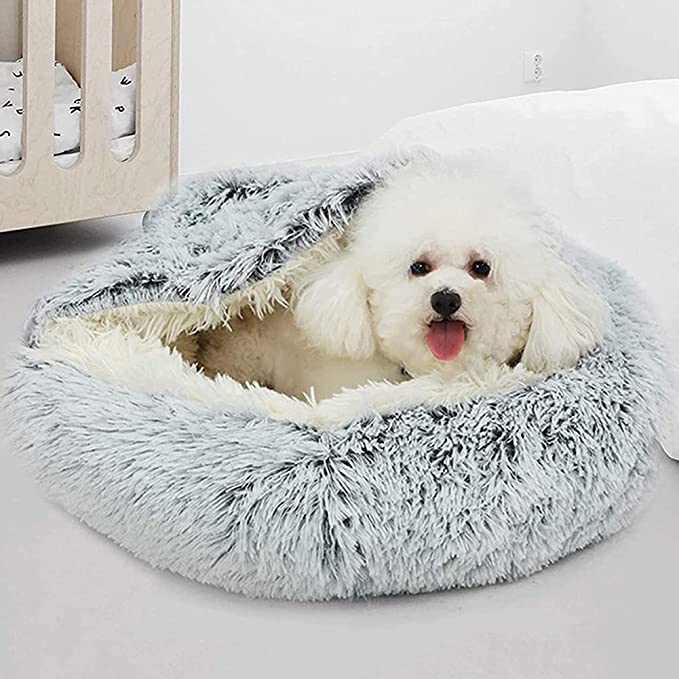 SnuggleNook™ – Luksusowe Legowisko dla Zwierząt | Maksymalny Komfort i Relaks