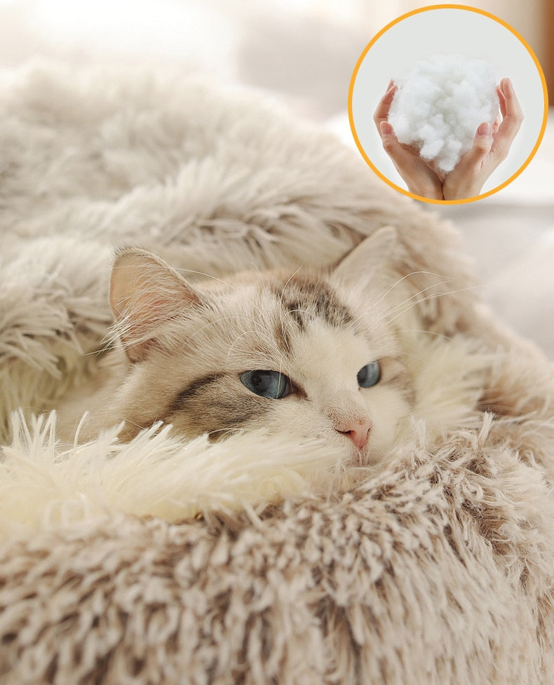 SnuggleNook™ – Luksusowe Legowisko dla Zwierząt | Maksymalny Komfort i Relaks