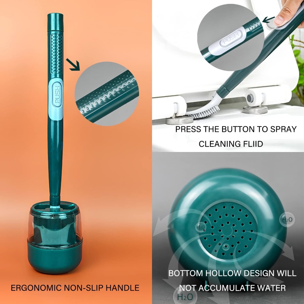 Soapy Brush™ Szczotka do WC z dozownikiem mydła
