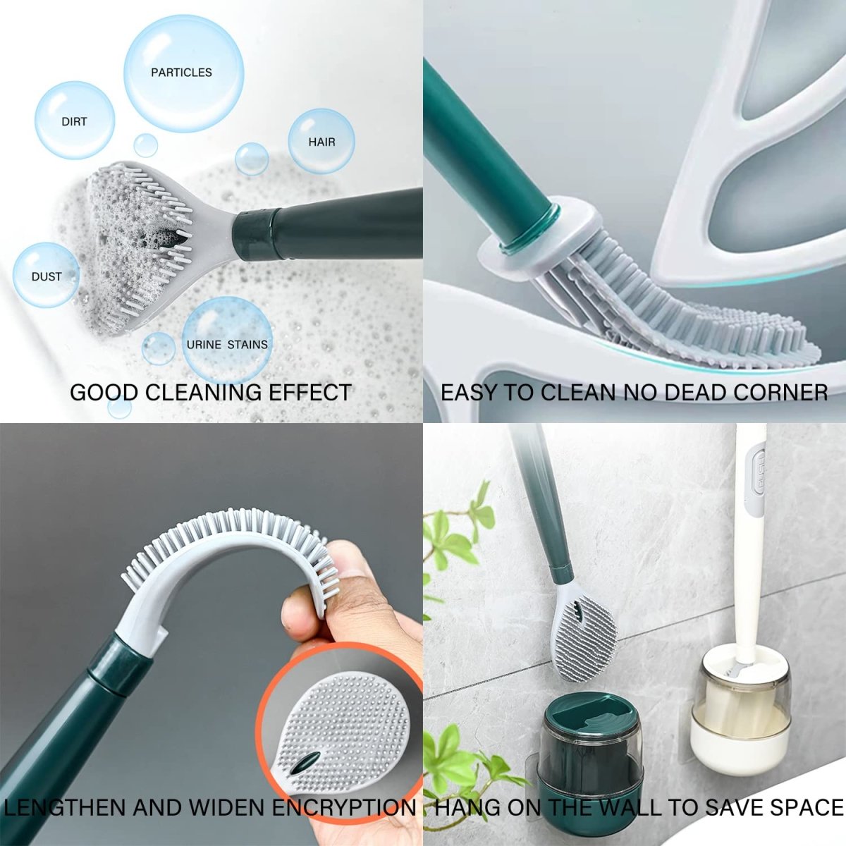 Soapy Brush™ Szczotka do WC z dozownikiem mydła