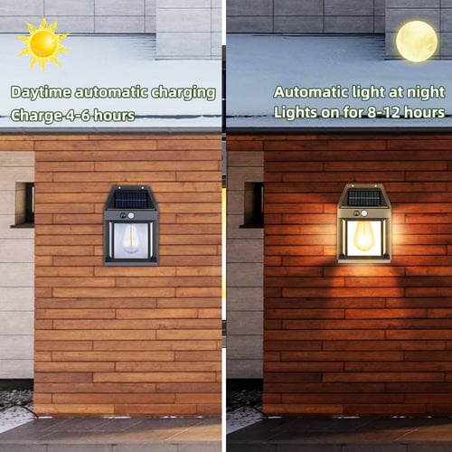 Solar Seren™ Zewnętrzna słoneczna lampa ścienna