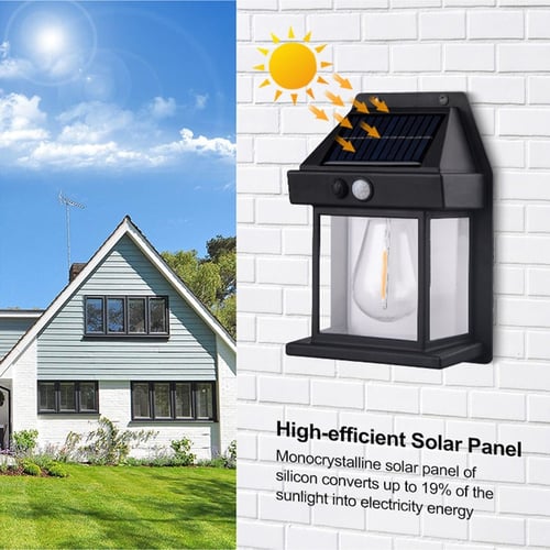 Solar Seren™ Zewnętrzna słoneczna lampa ścienna
