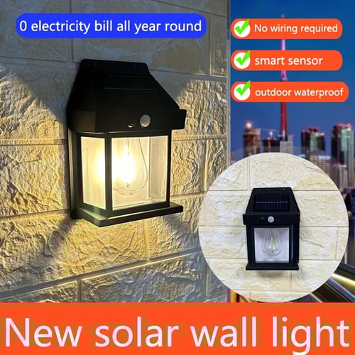 Solar Seren™ Zewnętrzna słoneczna lampa ścienna