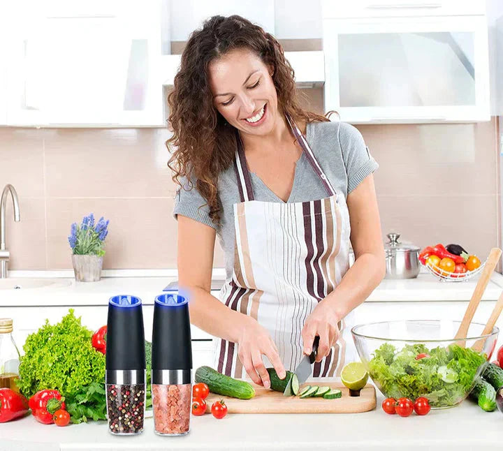 SpiceSage™ Automatyczne młynki do soli i pieprzu