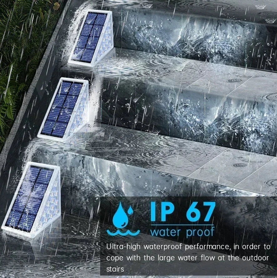 SunStep™ Światło ogrodowe z czujnikiem ruchu zasilane energią światła słonecznego
