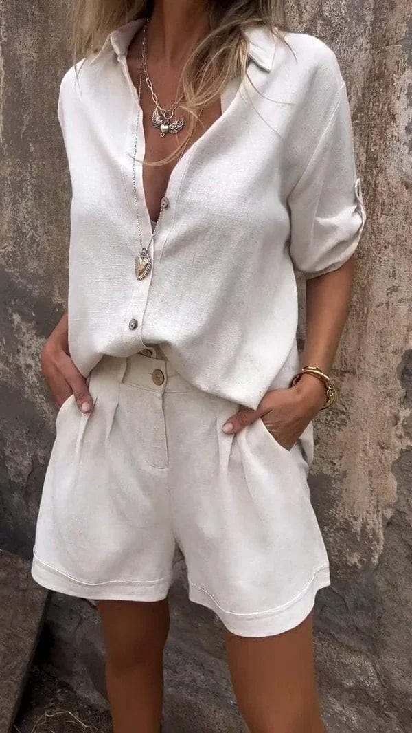 Sydney Set™️ Wygodny, letni komplet top i szorty