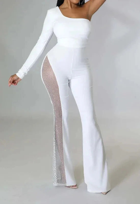 Viola Argo™️ Kombinezon z dżetami na jednym ramieniu